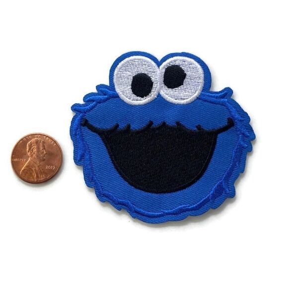 Cookie Monster Embroidered Patch - Picture 2 of 3